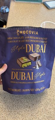 MILK CHOCOLATE with PISTACHIO & KADAIF
