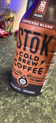 STOK Cold Brew Coffee Espresso Blend Black