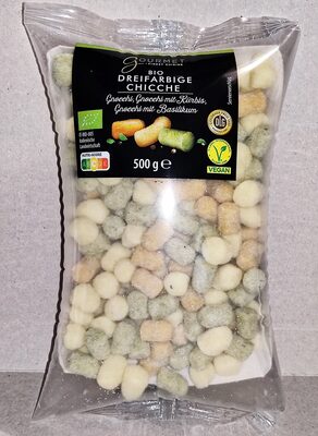 Dreifarbige Bio-Chicche