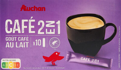 Café 2 en 1 au lait