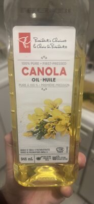Pure first-pressed canola oil