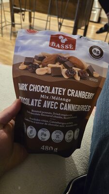Mélange de noix chocolat noir et canneberges