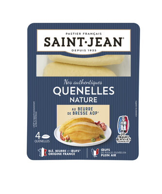 Quenelles et Jean nature au beurre français