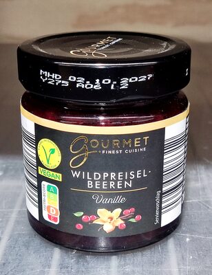 Wildpreiselbeeren Vanillegeschmack