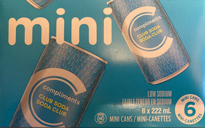 Club Soda 6 Mini Cans