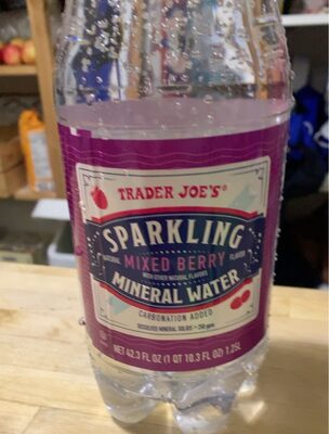 Sparkling mineral water Trader Joe’s