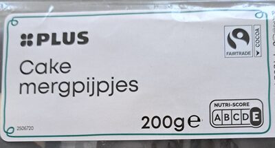 Plus Cake Mergpijpjes