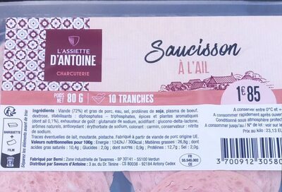 Saucisson à l'ail