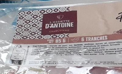 L'assiette d'Antoine