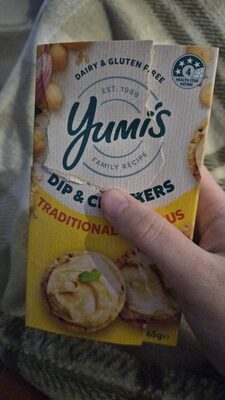 Dip & Crackers Traditional Hommus
