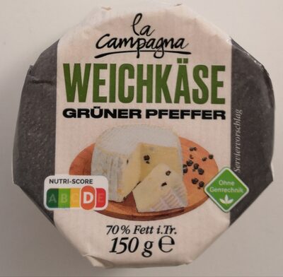 Weichkäse mit Pfeffer