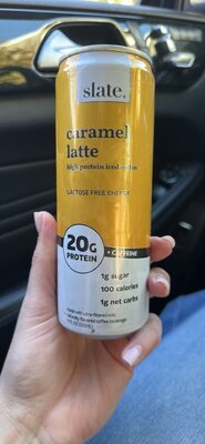 caramel latte high protein iced coffee