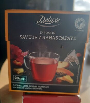 Infusion saveur ananas papaye