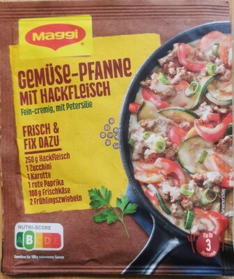 Gemüse-Pfanne mit Hackfleisch