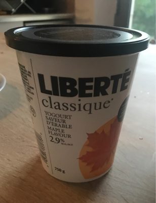 Yogourt saveur érable