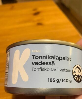 Tonnikalapalat Vedessä
