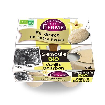 semoule à la vanille Bourbon