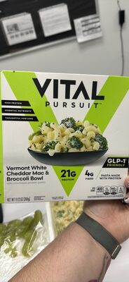Vermont White Cheddar Mac & Broccoli Bowl