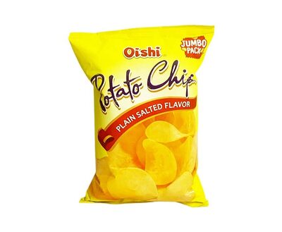Oishi Natural Potato Chips Plain Salted Flavor