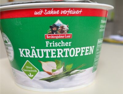 Frischer Kräutertopfen