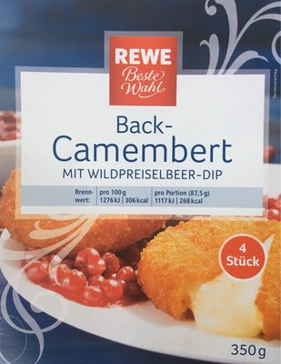 Back-Camembert mit Wildpreiselbeeren