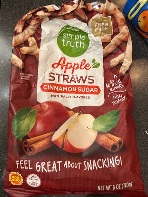 Apple Straws Cinnamon Sugar