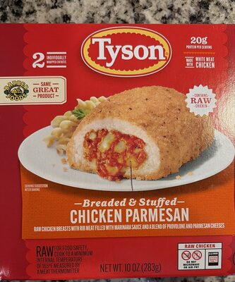 Breaded & Stuffed Chicken Parmesan