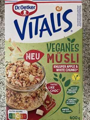 Veganes Müsli Knusper Apple White Chunks