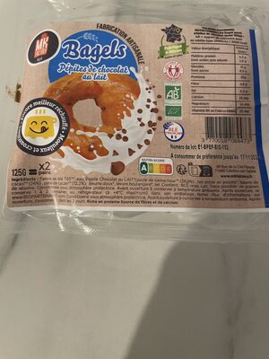 Bagels pépites de chocolat au lait