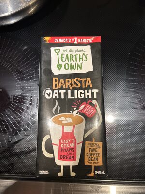 Earths own light oat milk