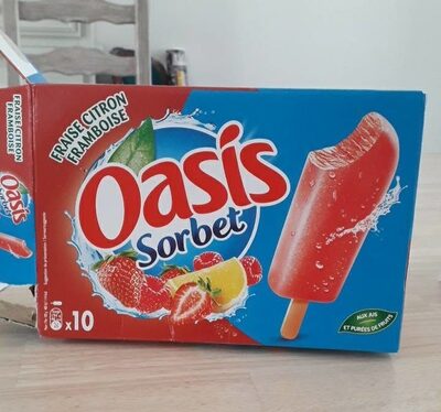 Sorbet fraise citron framboise