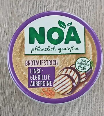 Brotaufstrich Linse - Gegrillte Aubergine