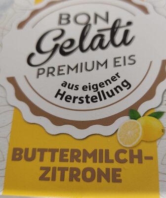 Premium Eis Buttermilch-Zitrone
