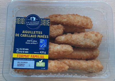 Aiguillettes de Cabillaud Pannées