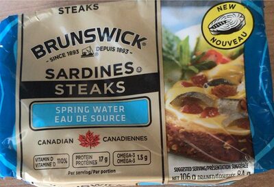 Sardines Steaks Spring Water