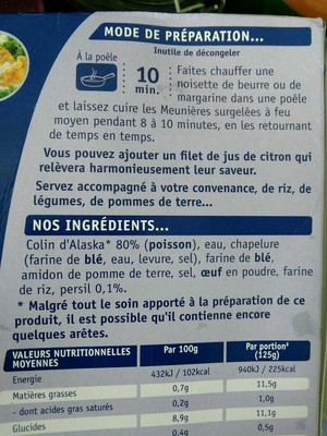 2 Meunières Tradition