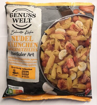 Nudel Hähnchen Geschnetzeltes