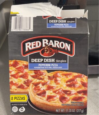 DEEP DISH Singles PEPPERONI PIZZA