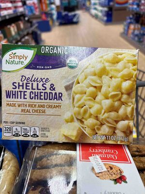 Organic Deluxe Shells & White Cheddar