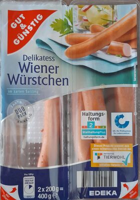 EDEKA Gut&Günstig Delikatess Wiener Würstchen