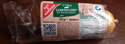 Delikatess Leberwurst mit Kalbfleisch fein