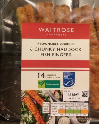Chunky Haddock Fish Fingers