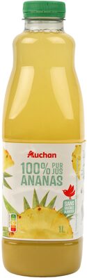 100% PJ ANANASSans sucres ajoutés** Comme tous les jus de fruits. Contient les sucres naturellement présents dans les fruits.
