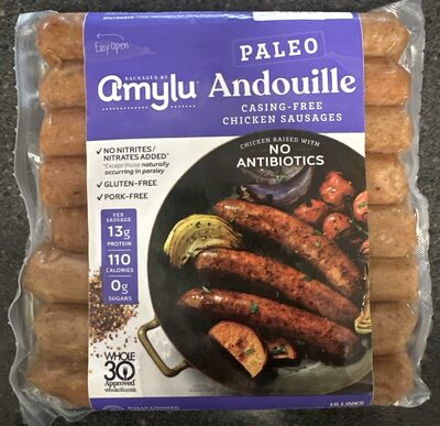 Paleo Andouille Casing-Free Chicken Sausages
