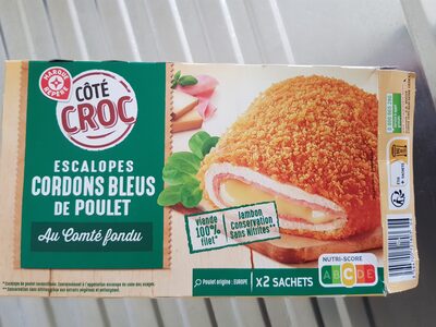 Escalopes cordon bleu comté x 2