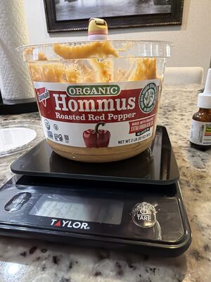 Organic Hommus Roasted Red Pepper