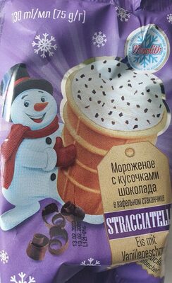 Мороженое с кусочками шоколада