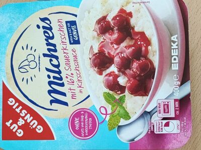 Milchreis mit Sauerkirschen