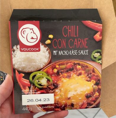 Chili con Carne mit Nacho-Käsesauce