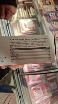 Rindfleisch Gewürzt Rund Marieniert, Sous Vide Gegart